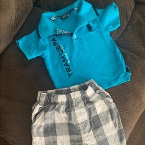 Ralph Lauren Calvin Klein baby outfit
